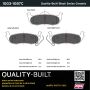 MPA 1003-1087C Quality-Built Black Series Ceramic Brake Pads w/ Hardware