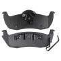 MPA 1003-1087M Quality-Built Black Series Semi-Metallic Brake Pads w/ Hardware