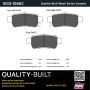 MPA 1003-1088C Quality-Built Black Series Ceramic Brake Pads w/ Hardware
