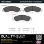 MPA 1003-1092C Quality-Built Black Series Ceramic Brake Pads w/ Hardware