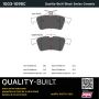 MPA 1003-1095C Quality-Built Black Series Ceramic Brake Pads w/ Hardware