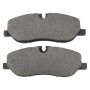 MPA 1003-1098M Quality-Built Black Series Semi-Metallic Brake Pads w/ Hardware