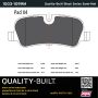 MPA 1003-1099M Quality-Built Black Series Semi-Metallic Brake Pads w/ Hardware