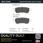 MPA 1003-1100C Quality-Built Black Series Ceramic Brake Pads w/ Hardware
