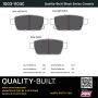 MPA 1003-1103C Quality-Built Black Series Ceramic Brake Pads w/ Hardware