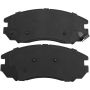 MPA 1003-1104C Quality-Built Black Series Ceramic Brake Pads w/ Hardware