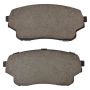 MPA 1003-1105C Quality-Built Black Series Ceramic Brake Pads w/ Hardware