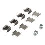 MPA 1003-1105C Quality-Built Black Series Ceramic Brake Pads w/ Hardware
