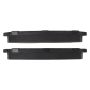MPA 1003-1105C Quality-Built Black Series Ceramic Brake Pads w/ Hardware