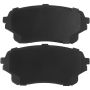 MPA 1003-1105M Quality-Built Black Series Semi-Metallic Brake Pads w/ Hardware