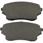 MPA 1003-1105M Quality-Built Black Series Semi-Metallic Brake Pads w/ Hardware
