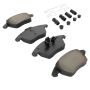 MPA 1003-1107BC Quality-Built Black Series Ceramic Brake Pads w/ Hardware