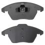 MPA 1003-1107BC Quality-Built Black Series Ceramic Brake Pads w/ Hardware