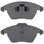 MPA 1003-1107BM Quality-Built Black Series Semi-Metallic Brake Pads w/ Hardware