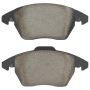 MPA 1003-1107BM Quality-Built Black Series Semi-Metallic Brake Pads w/ Hardware