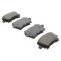 MPA 1003-1108AM Quality-Built Black Series Semi-Metallic Brake Pads w/ Hardware