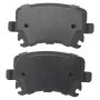 MPA 1003-1108AM Quality-Built Black Series Semi-Metallic Brake Pads w/ Hardware