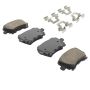 MPA 1003-1108C Quality-Built Black Series Ceramic Brake Pads w/ Hardware
