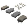 MPA 1003-1108M Quality-Built Black Series Semi-Metallic Brake Pads w/ Hardware