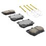 MPA 1003-1113AC Quality-Built Black Series Ceramic Brake Pads w/ Hardware
