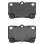 MPA 1003-1113AC Quality-Built Black Series Ceramic Brake Pads w/ Hardware