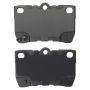 MPA 1003-1113AM Quality-Built Black Series Semi-Metallic Brake Pads w/ Hardware