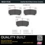 MPA 1003-1113C Quality-Built Black Series Ceramic Brake Pads w/ Hardware