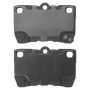 MPA 1003-1113M Quality-Built Black Series Semi-Metallic Brake Pads w/ Hardware