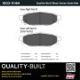 MPA 1003-1114M Quality-Built Black Series Semi-Metallic Brake Pads w/ Hardware