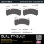 MPA 1003-1116BM Quality-Built Black Series Semi-Metallic Brake Pads