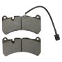 MPA 1003-1116BM Quality-Built Black Series Semi-Metallic Brake Pads