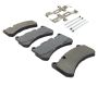 MPA 1003-1116M Quality-Built Black Series Semi-Metallic Brake Pads w/ Hardware