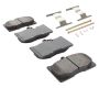 MPA 1003-1118C Quality-Built Black Series Ceramic Brake Pads w/ Hardware