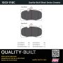 MPA 1003-1118C Quality-Built Black Series Ceramic Brake Pads w/ Hardware