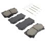 MPA 1003-1119C Quality-Built Black Series Ceramic Brake Pads w/ Hardware