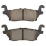 MPA 1003-1120C Quality-Built Black Series Ceramic Brake Pads w/ Hardware
