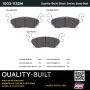 MPA 1003-1120M Quality-Built Black Series Semi-Metallic Brake Pads w/ Hardware