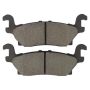 MPA 1003-1120M Quality-Built Black Series Semi-Metallic Brake Pads w/ Hardware