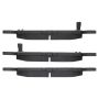 MPA 1003-1120M Quality-Built Black Series Semi-Metallic Brake Pads w/ Hardware