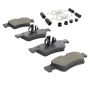 MPA 1003-1122C Quality-Built Black Series Ceramic Brake Pads w/ Hardware