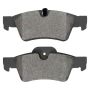 MPA 1003-1122M Quality-Built Black Series Semi-Metallic Brake Pads w/ Hardware