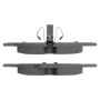 MPA 1003-1122M Quality-Built Black Series Semi-Metallic Brake Pads w/ Hardware