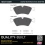 MPA 1003-1123M Quality-Built Black Series Semi-Metallic Brake Pads w/ Hardware