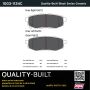 MPA 1003-1124C Quality-Built Black Series Ceramic Brake Pads w/ Hardware
