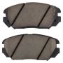MPA 1003-1125C Quality-Built Black Series Ceramic Brake Pads w/ Hardware