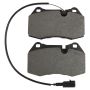 MPA 1003-1133M Quality-Built Black Series Semi-Metallic Brake Pads