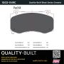MPA 1003-1149C Quality-Built Black Series Ceramic Brake Pads w/ Hardware