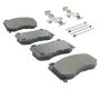 MPA 1003-1149M Quality-Built Black Series Semi-Metallic Brake Pads w/ Hardware
