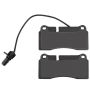 MPA 1003-1155M Quality-Built Black Series Semi-Metallic Brake Pads
