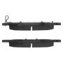 MPA 1003-1156M Quality-Built Black Series Semi-Metallic Brake Pads w/ Hardware